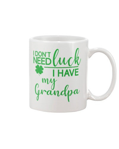 Granddaughter Mug- luck have grandpa httee