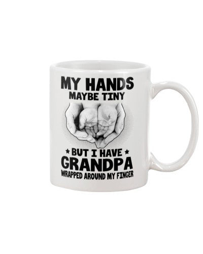 Granddaughter Mug- grandpa granddau wrapped finger lchv