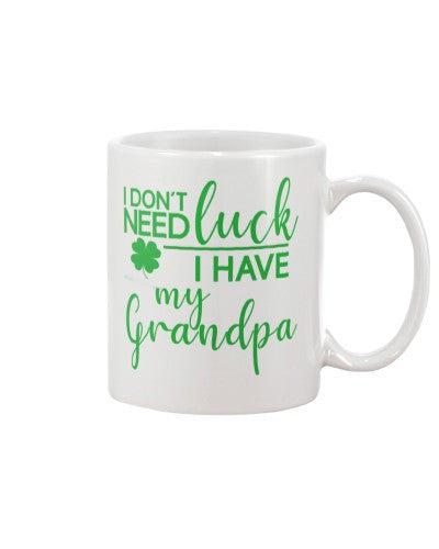 Granddaughter Mug- luck have grandpa htte