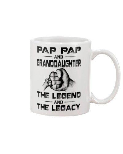Granddaughter Mug- pappap granddau legend and legacy htte
