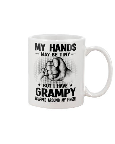 Granddaughter Mug- hands tiny finger grampy ntmn