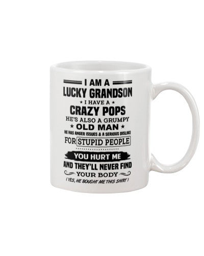 Granddaughter Mug- lucky grandson pops yourbody htte
