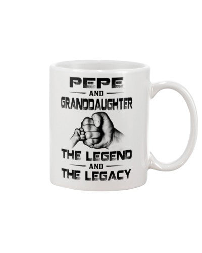 Granddaughter Mug- pepe granddau legend and legacy htte