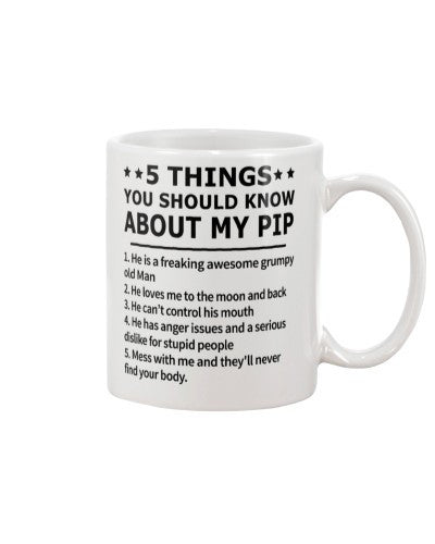 Granddaughter Mug- 5 things know old man pip htte