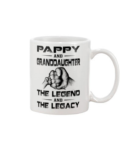 Granddaughter Mug- pappy granddau legend and legacy htte