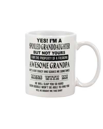 Granddaughter Mug- granddaughter grandpa slap htte