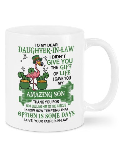 Daughter In Law Mug- mug daughteril somedays fatheril deub htteh