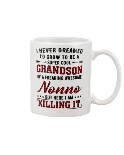 Grandson Mug- grow cool grandson nonno diua ngvt