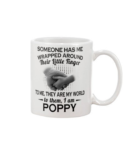Grandson Mug- wrapped around poppy htte