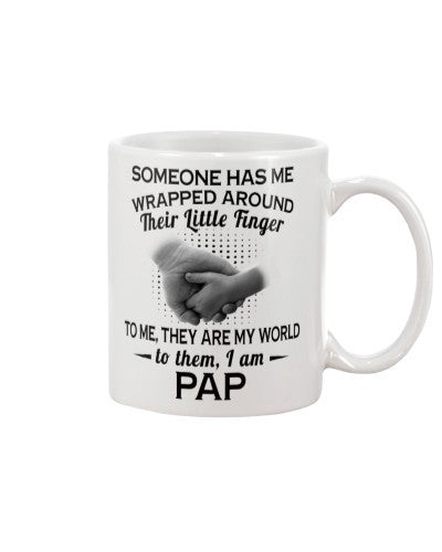 Grandson Mug- wrapped around pap htte