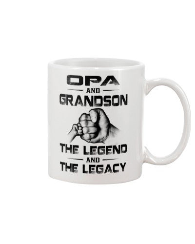 Grandson Mug- opa grandson the legend htte