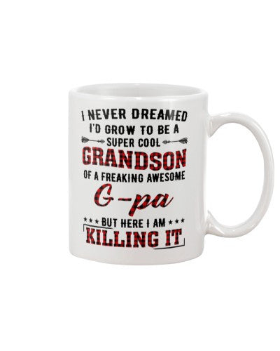 Grandson Mug- grow cool grandson gpa diua ngvt