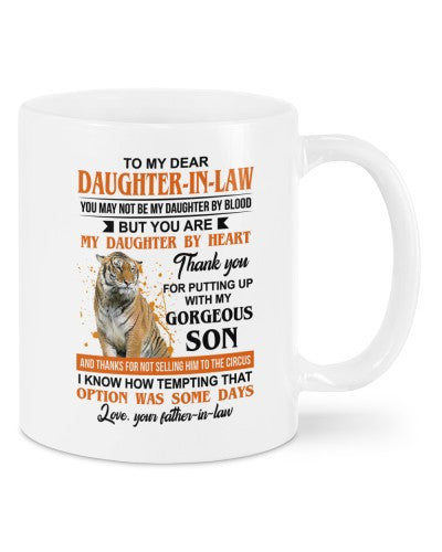 Daughter In Law Mug- mug daughteril with fatheril daub htteh