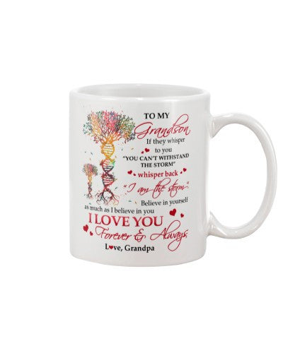 Grandson Mug- grandson iats grandpa htte