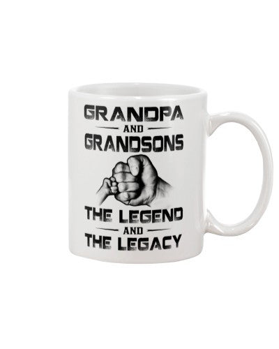 Grandson Mug- grandpa grandsons the legend htte