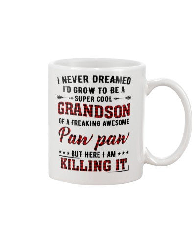 Grandson Mug- grow cool grandson pawpaw diua ngvt