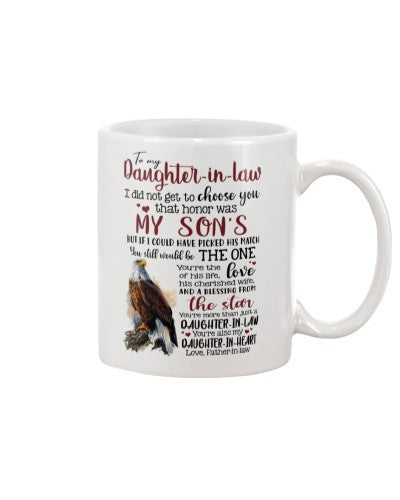 Daughter In Law Mug- mug eagle daughter in law star father htte