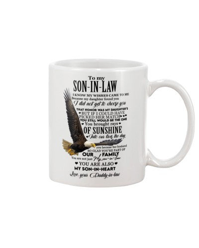 Son In Law Mug- mug sonil sunshine daddyil djub htte