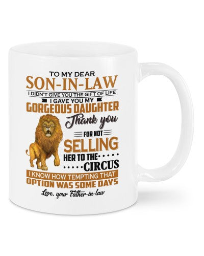 Son In Law Mug- mug sonil selling fatheril deuc htte