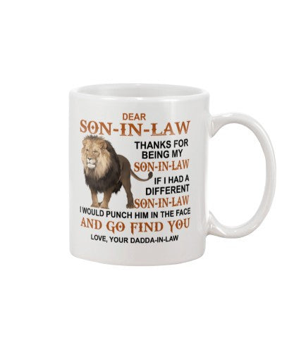 Son In Law Mug- oninlaw different daddainlaw ntmn