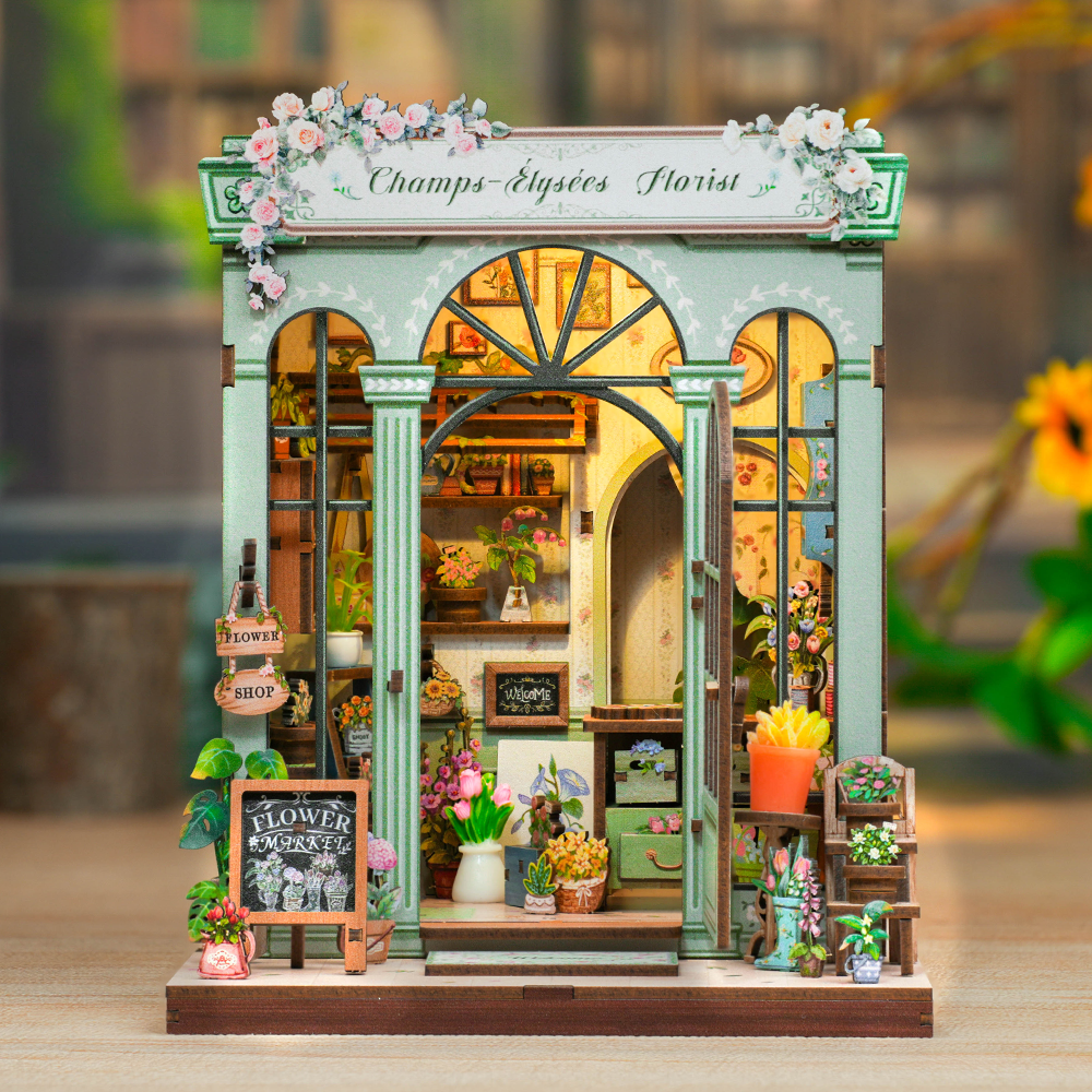 Champs-Élysées Florist | CUTEBEE DIY Book Nook Kit |