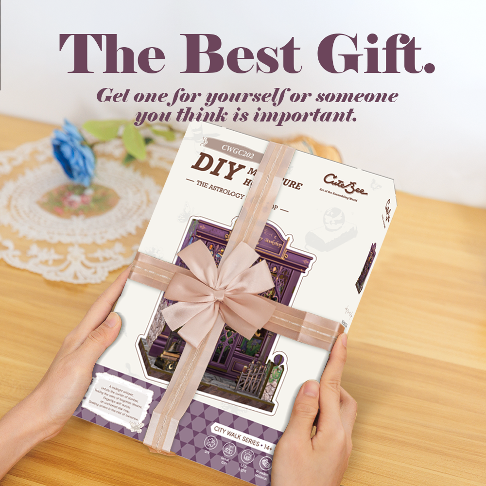 The Astrology Bookshop | CUTEBEE DIY Book Nook Kit |