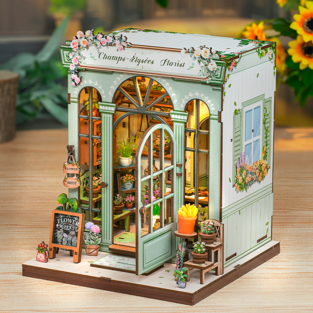 Champs-Élysées Florist | CUTEBEE DIY Book Nook Kit |