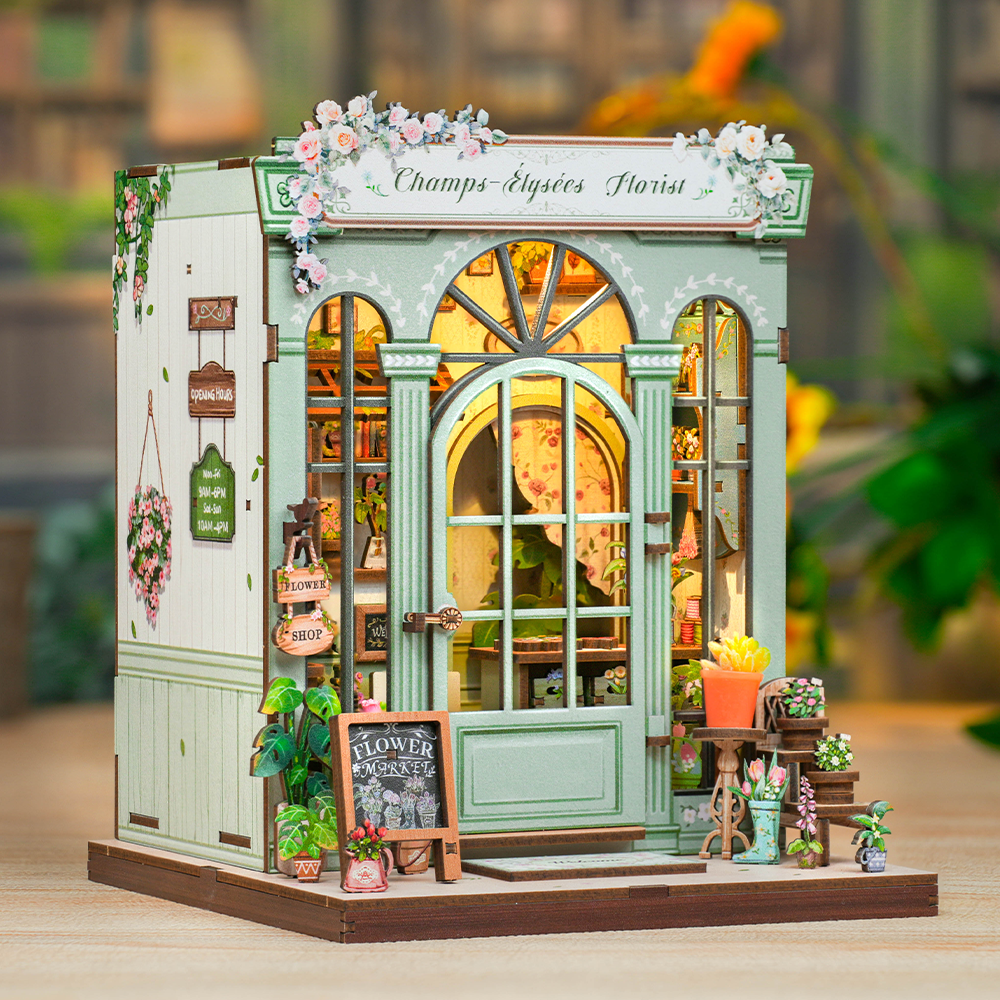 Champs-Élysées Florist | CUTEBEE DIY Book Nook Kit |