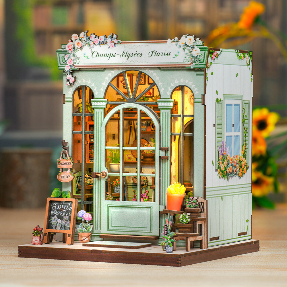 Champs-Élysées Florist | CUTEBEE DIY Book Nook Kit |