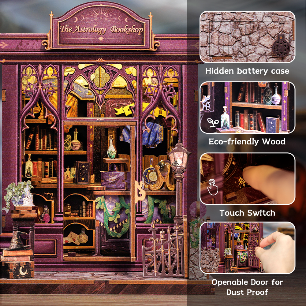 The Astrology Bookshop | CUTEBEE DIY Book Nook Kit |