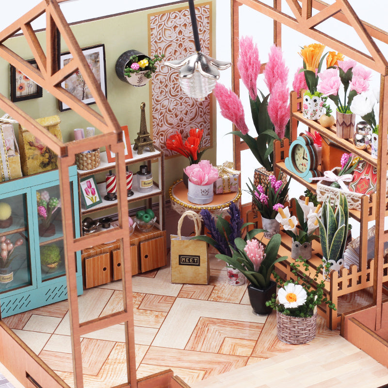 Jenny's Greenhouse | CUTEBEE 1: 24 DIY Dollhouse Kit