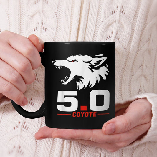 5.0 Coyote Distressed Gift Idea for Adorable Animals Lovers Mug