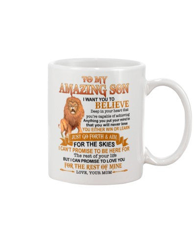 Son mug amazing son believe mom ngvt