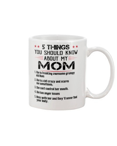 Son mug 5 thing know my mom ngvtt