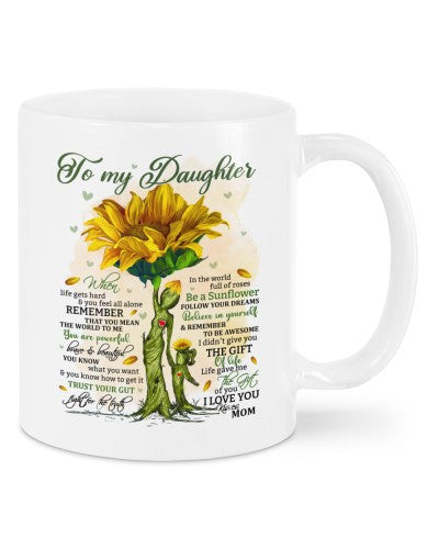 Daughter mug-mug daughter sunflower mom deub htteh
