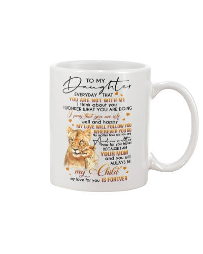 Daughter mug daughter wherever you mom ngvt