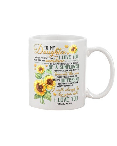 Daughter mug daughter sunflower mom lchv