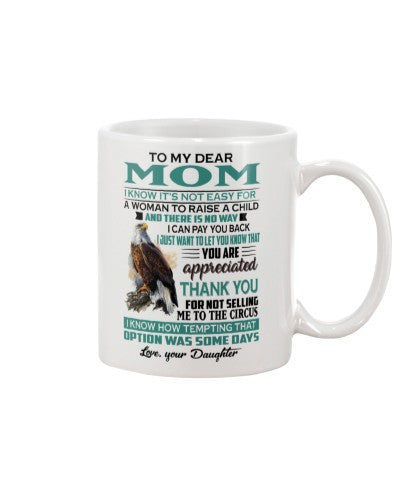 Daughter mug mom daughter the circus lchv
