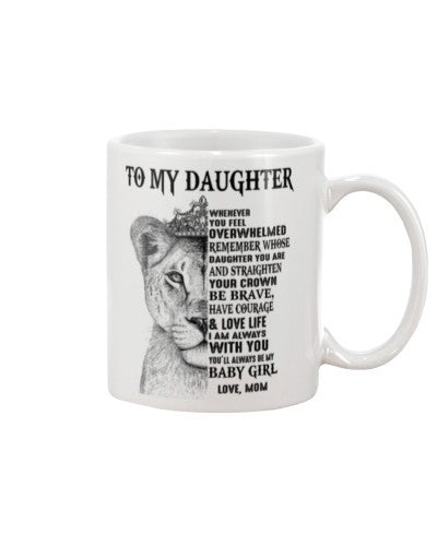 Daughter mug daughter love life mom dhud ngnh