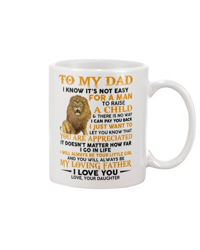 Daughter mug dad matter raise child daughter ngvt