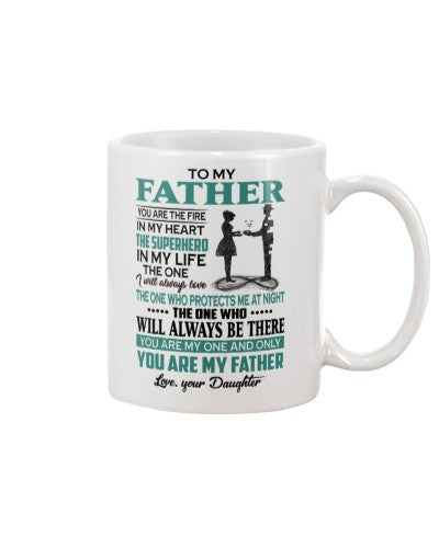 Daughter mug father superhero daughter htte
