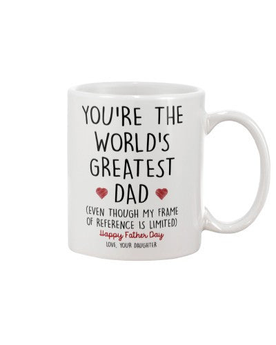 Daughter mug world greatest dad htte