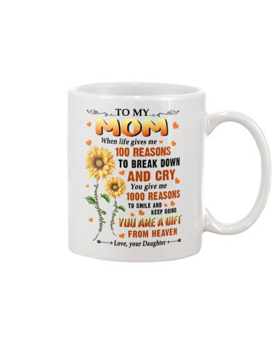 Daughter mug mom 100 reasons daughter ngnh