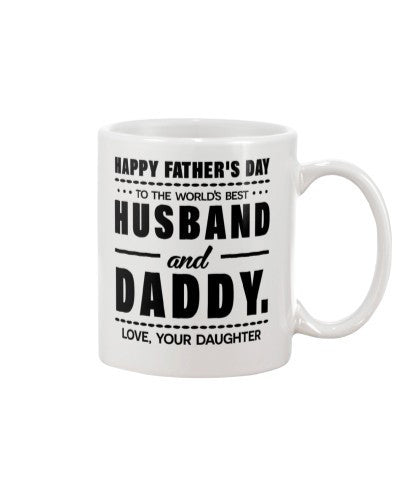 Daughter mug happy husband daddy daughter htte