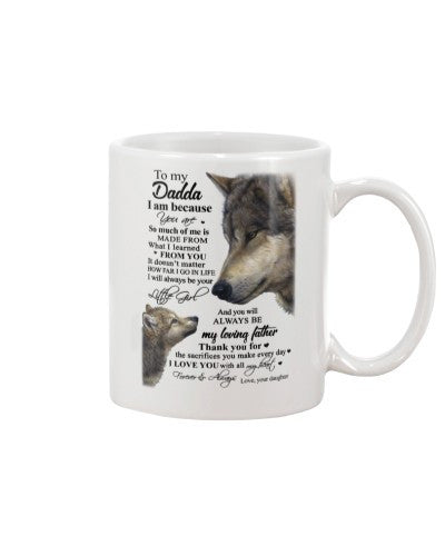 Daughter mug daughter dadda littlegift httee