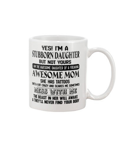 Daughter mug yia daughter mom beast ngvt