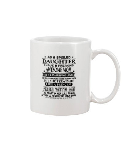 Daughter mug daughter mom like princess ngvt