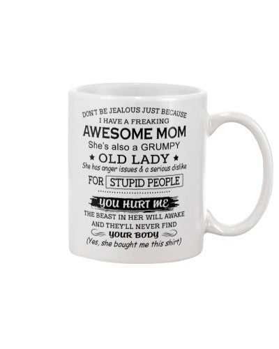 Daughter mug dbj mom hurtme beast ntmn