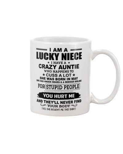 Daughter mug iaa lucky niece crazy auntie may ngvt