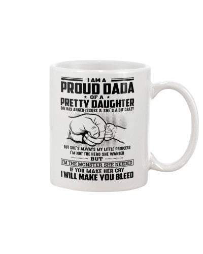Daughter mug proud dada daughter princess ngvtt